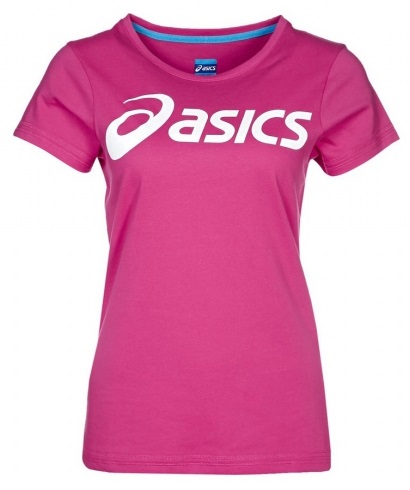 ASICS - T-shirt W'S SS Logo Tee bright rose.jpg