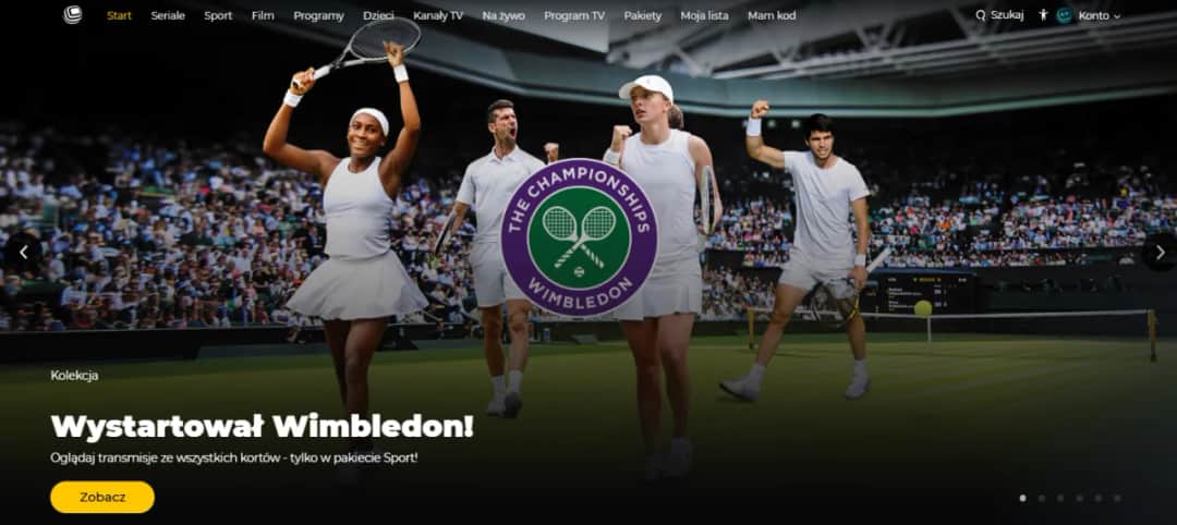 Gdzie w TV oglądać Wimbledon? Sprawdź dostępne kanały w Polsce